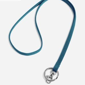 Vera Bradley Lanyard Peacock Blue NWT